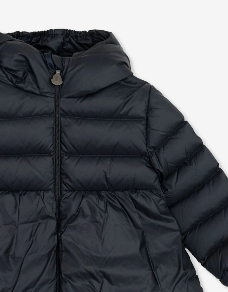 Enfant Baby Girls Down Padded Odile Jacket in Navy