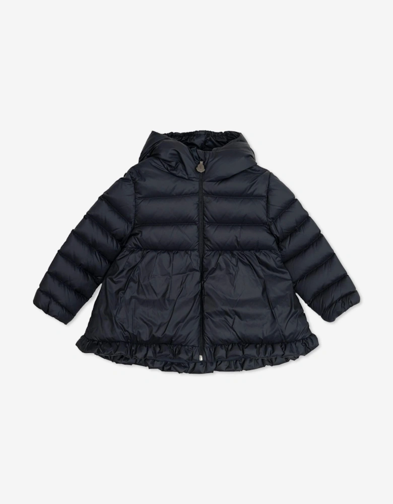 Enfant Baby Girls Down Padded Odile Jacket in Navy