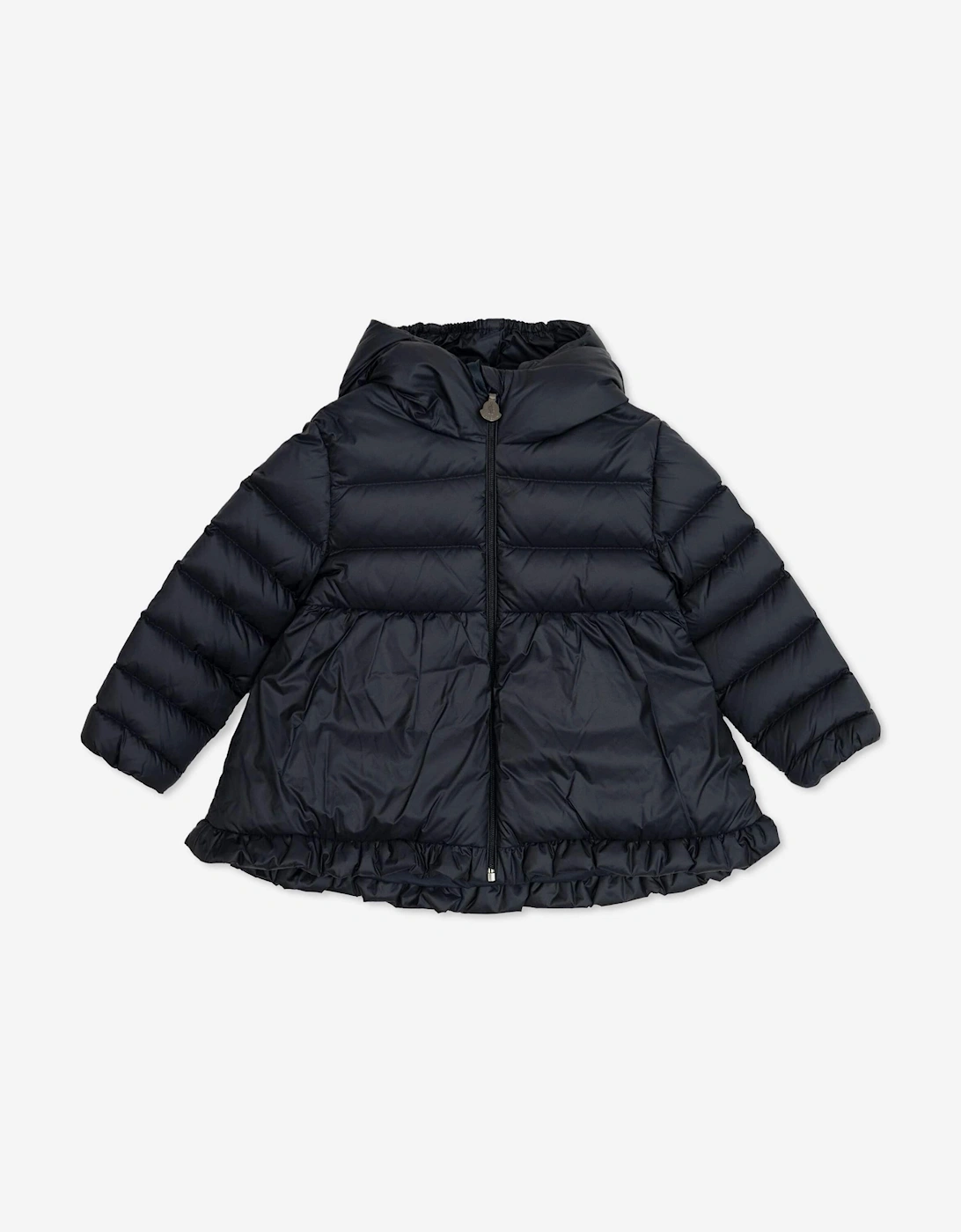 Enfant Baby Girls Down Padded Odile Jacket in Navy, 5 of 4