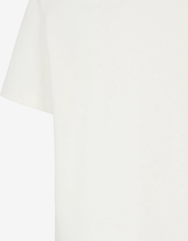 Boys Logo T-Shirt in Ivory