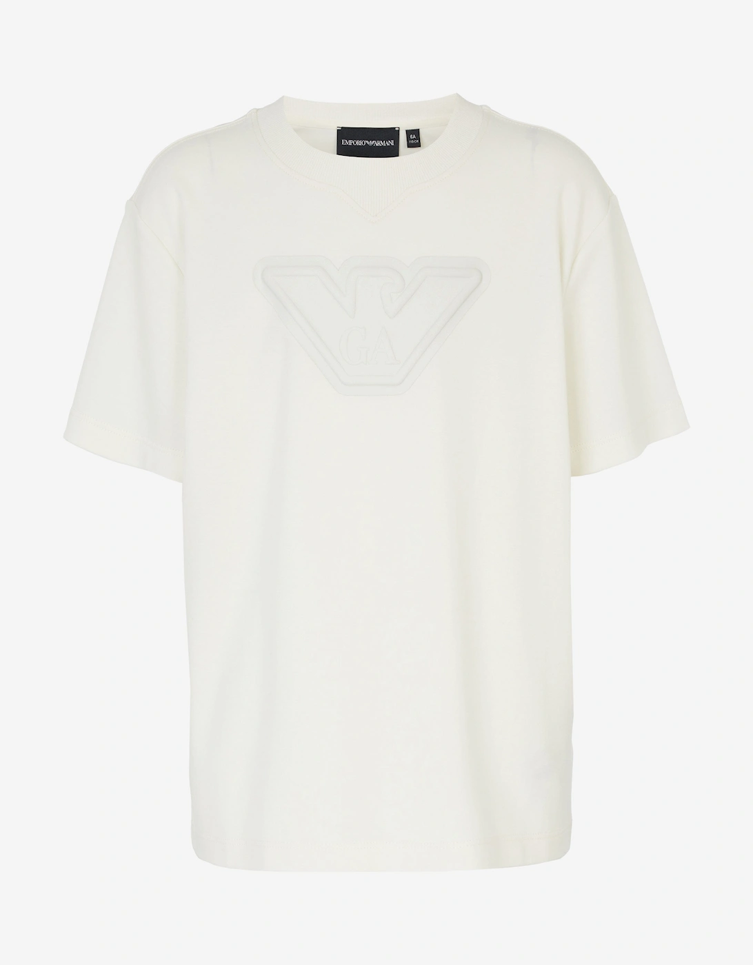 Boys Logo T-Shirt in Ivory, 5 of 4