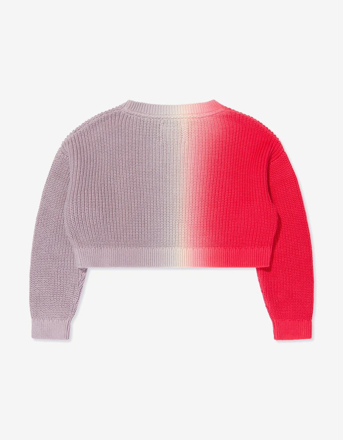 Girls Monogram Gradient Sweater in Auburn