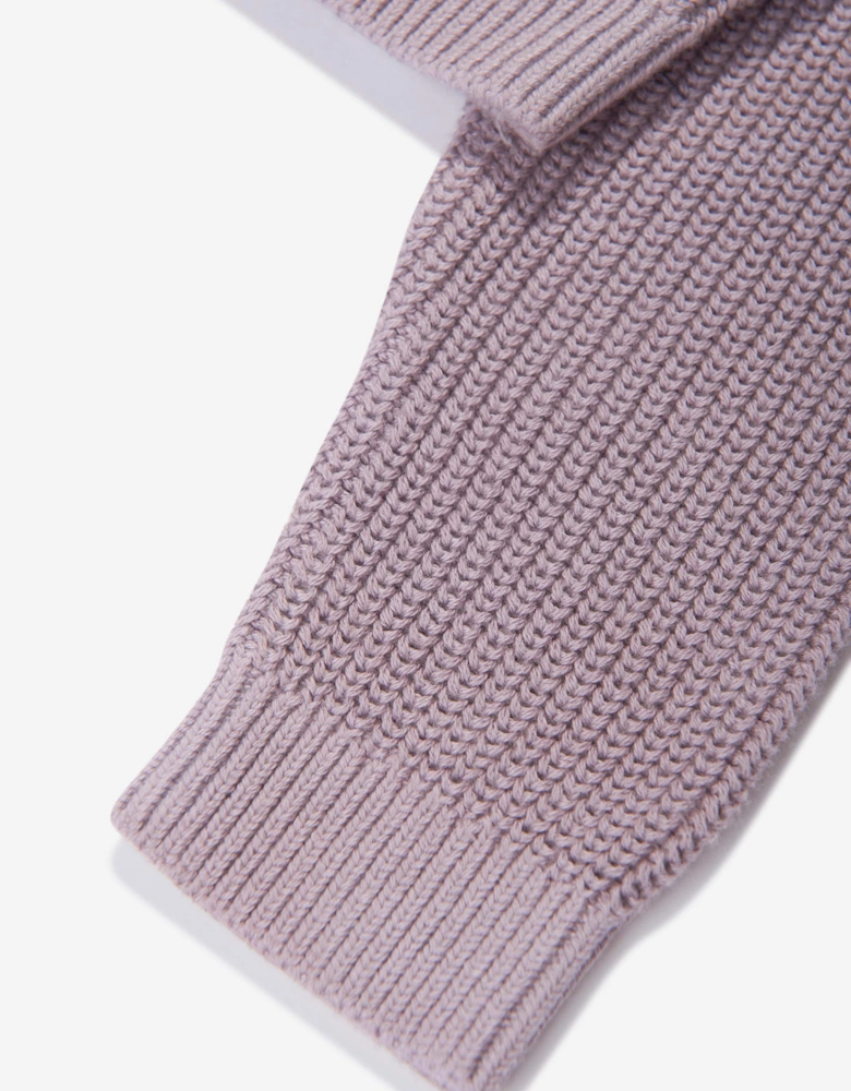 Girls Monogram Gradient Sweater in Auburn