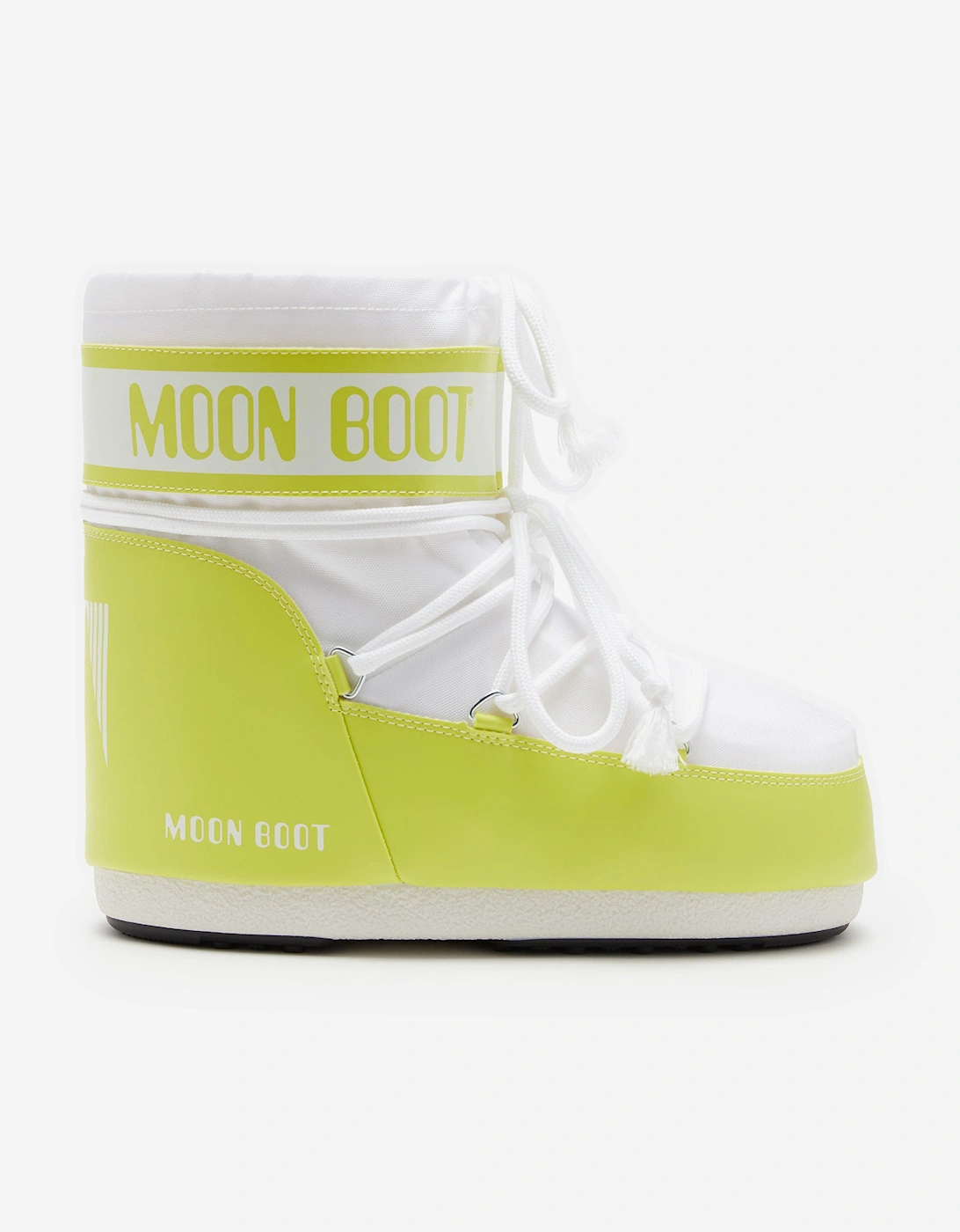 Moon Boot Boys Icon Low Boots in Green, 4 of 3