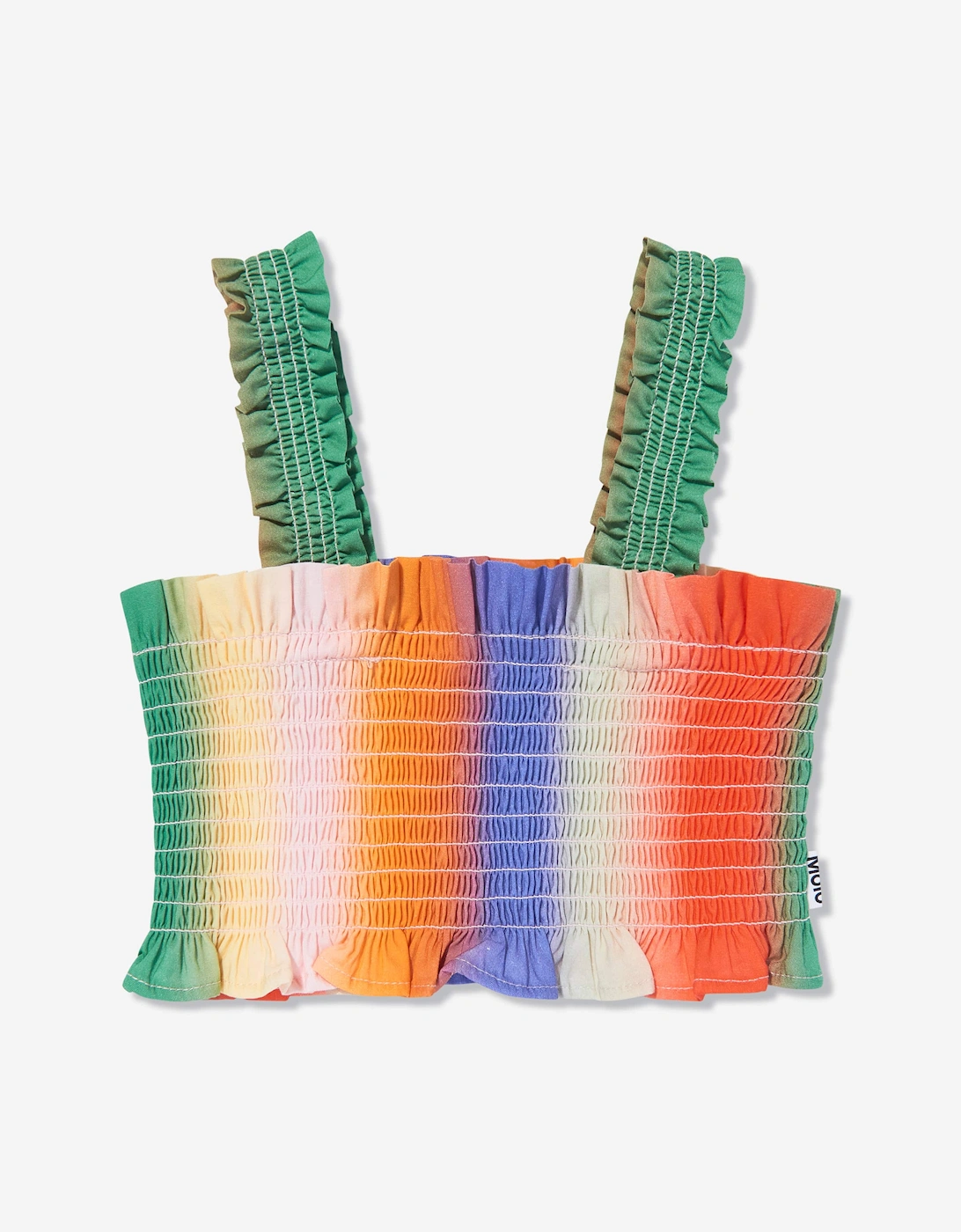 Girls Rolfia Big Rainbow Top in Multicolour, 5 of 4