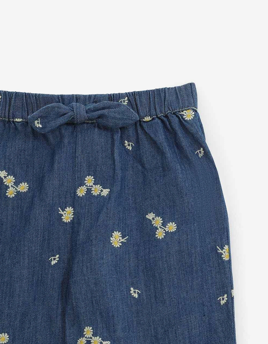 Girls Lucky Denim Harem Pants in Blue