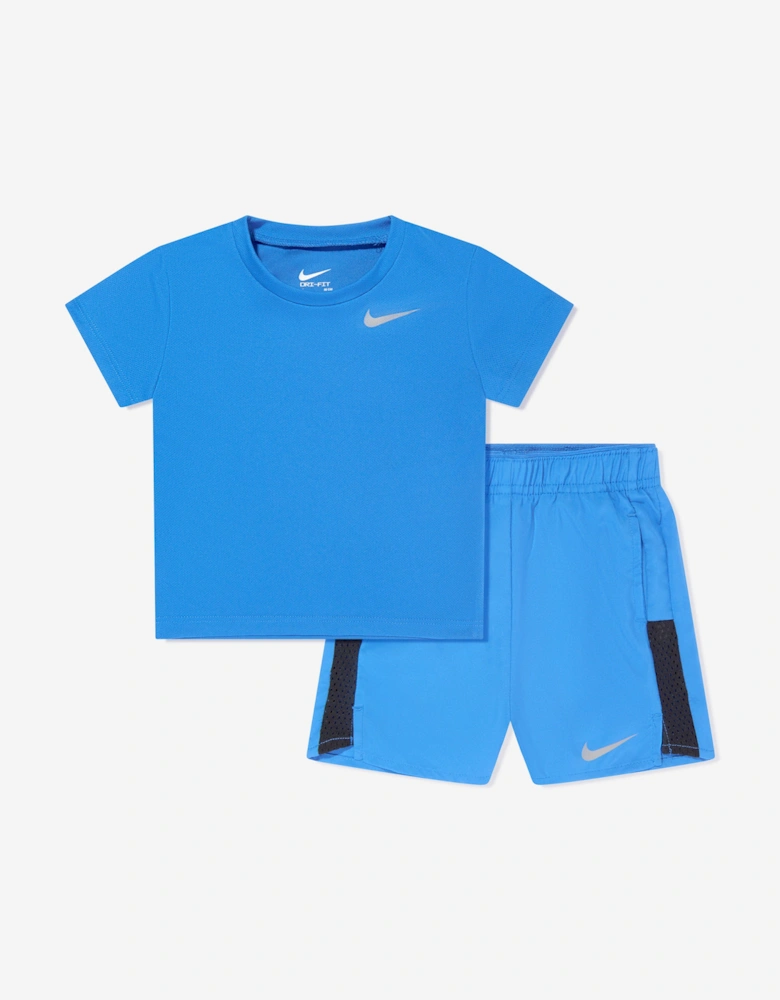 Boys Miller Challenge DF Short Set in Blue