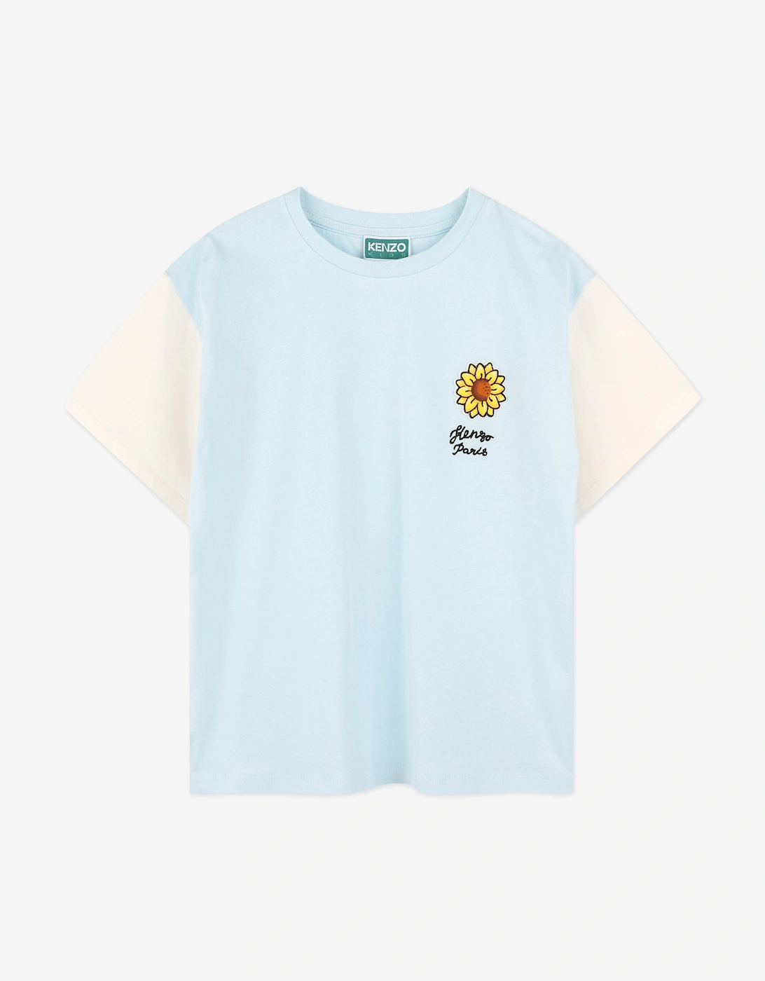 Boys Sunflower T-Shirt in Blue, 5 of 4
