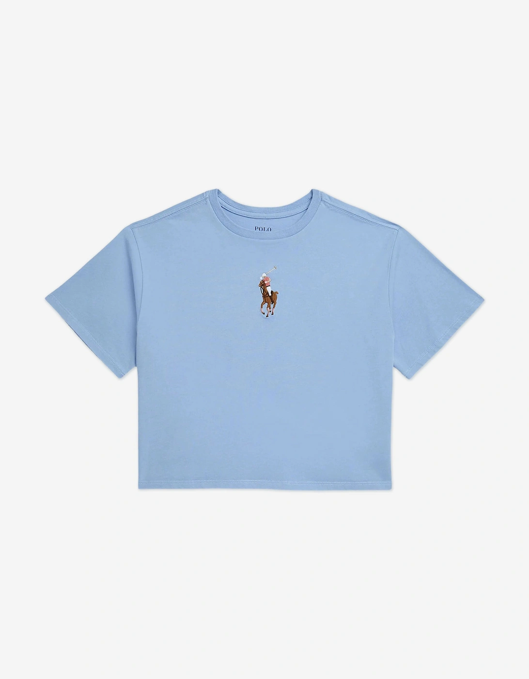 Girls Big Pony T-Shirt in Blue, 5 of 4