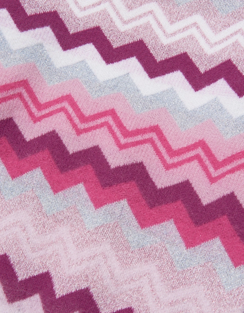 Girls Zigzag Jumper in Pink