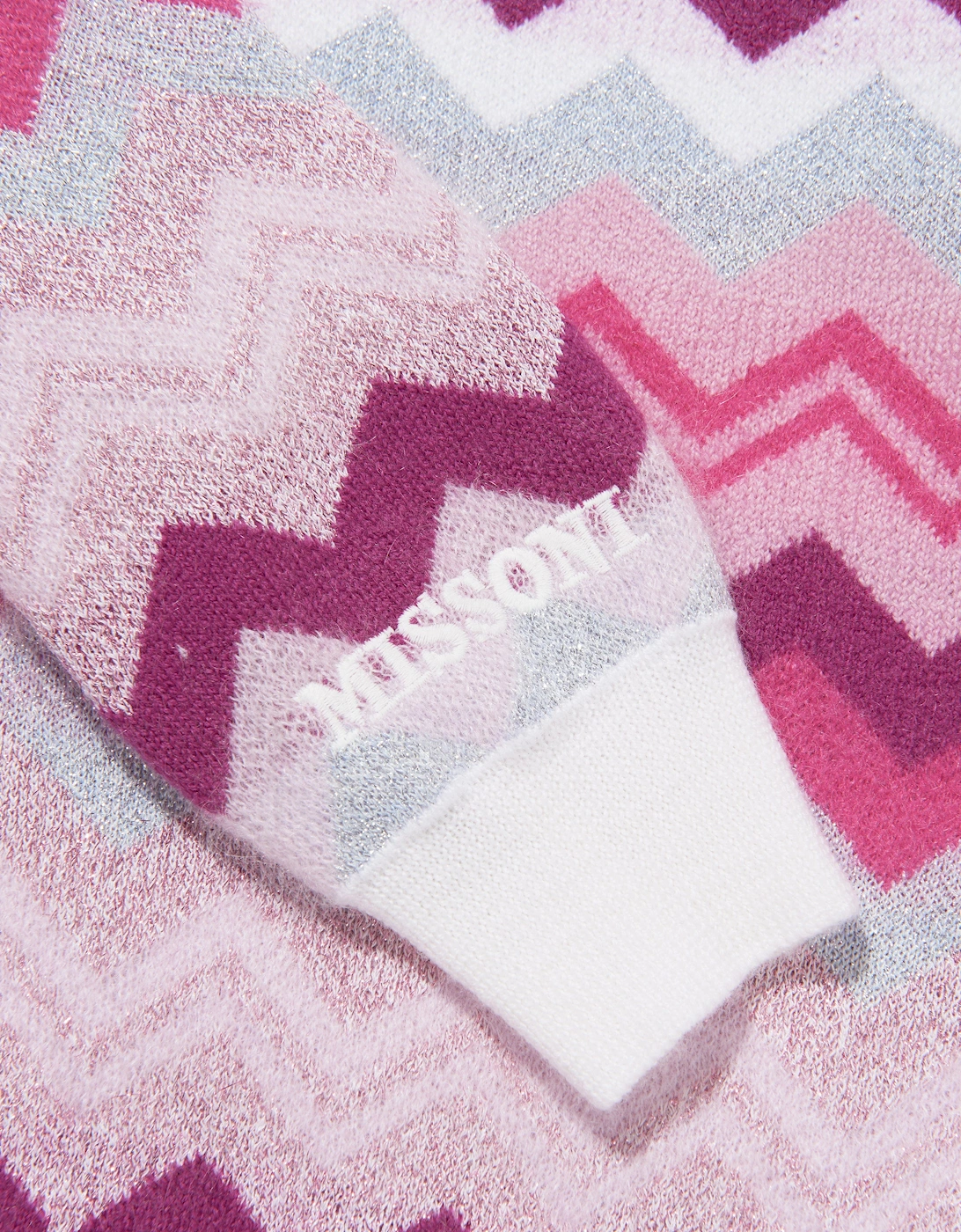 Girls Zigzag Jumper in Pink
