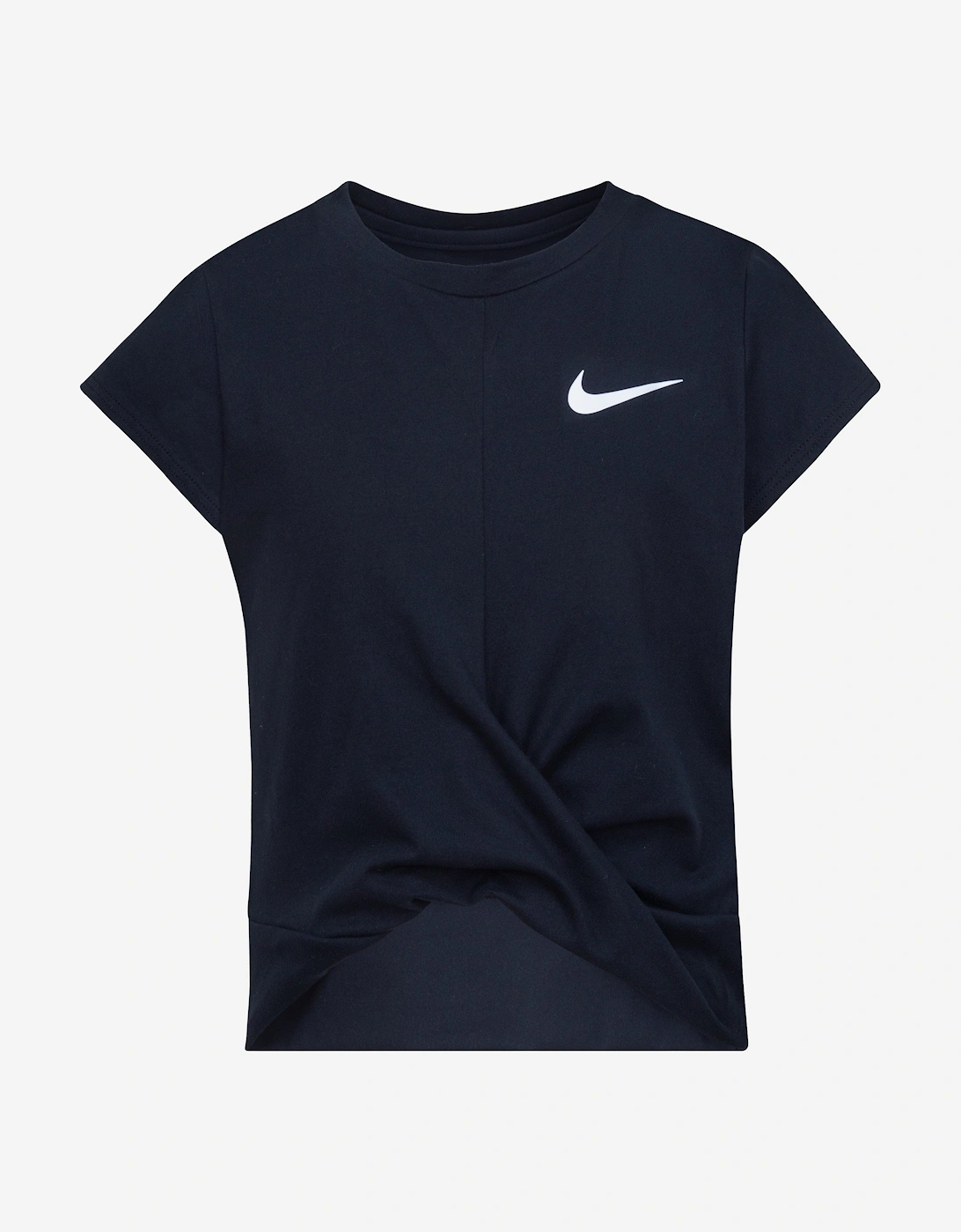 Girls All Day Play Twist T-Shirt in Black, 6 of 5