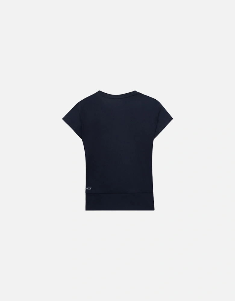Girls All Day Play Twist T-Shirt in Black