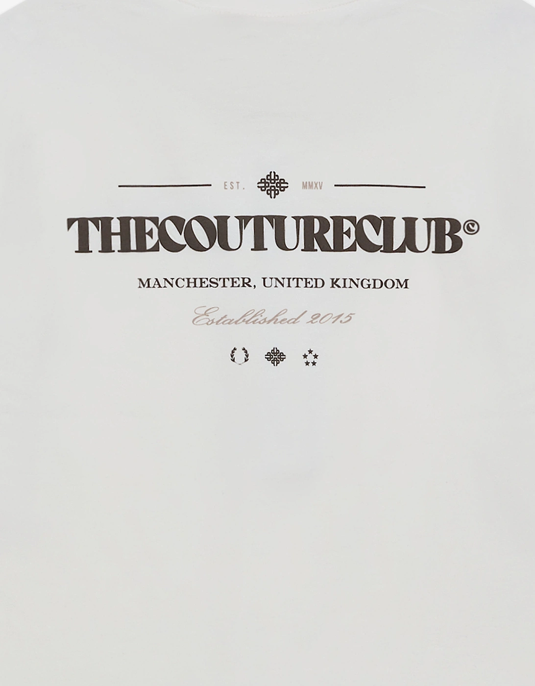 Kids Copyright Multi Graphic T-Shirt in Ivory
