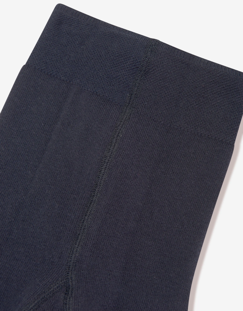 Girls Family Tights in Navy