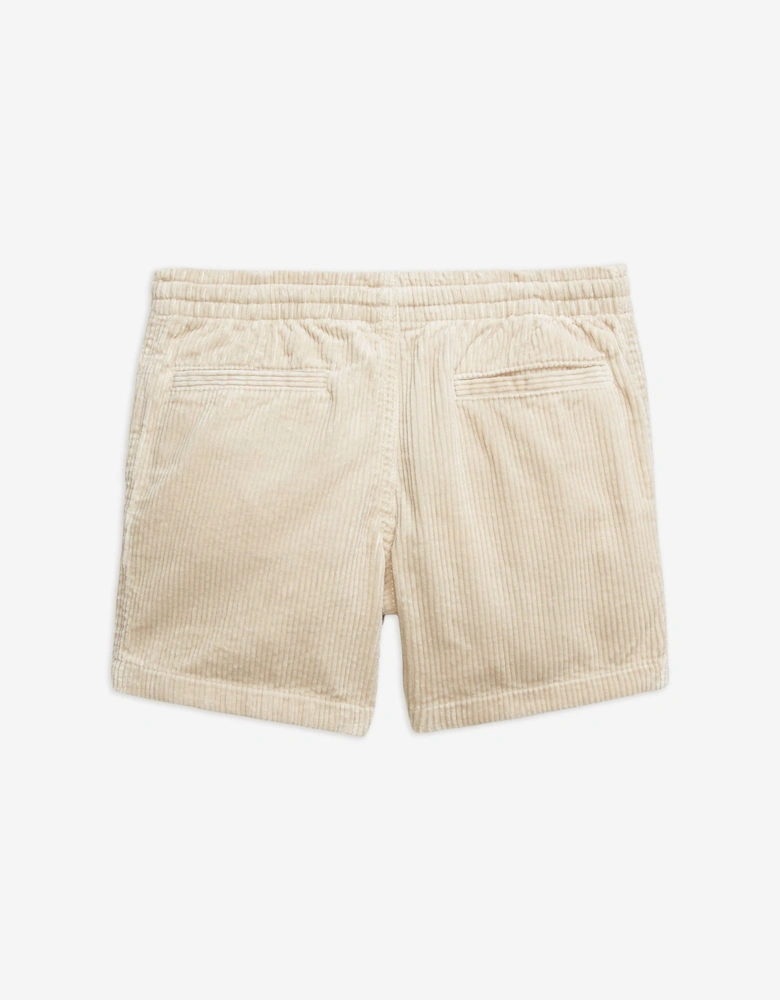 Boys Corduroy Prepster Shorts in Beige