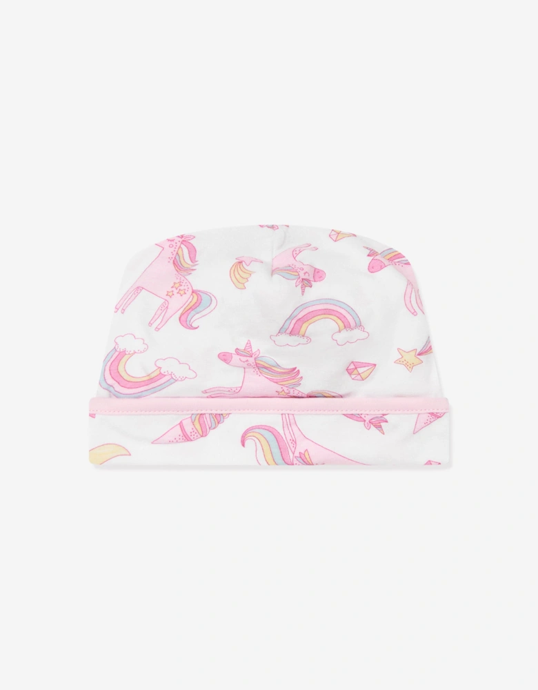 Baby Girls Believe In Magic Hat in White