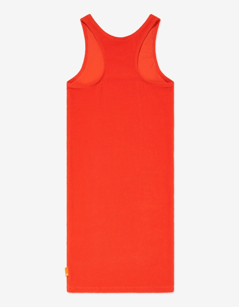 Girls Cailey Sleeveless Maxi Dress in Red