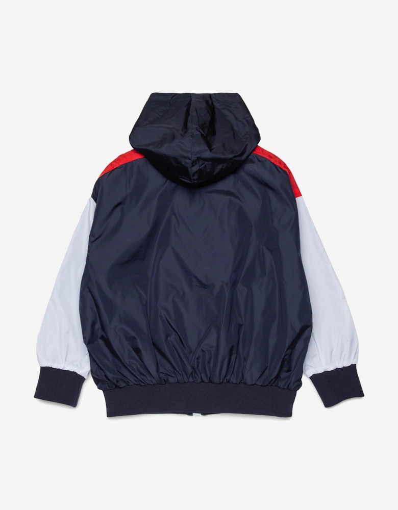 Kids Logo Zip Up Jacket in Navy