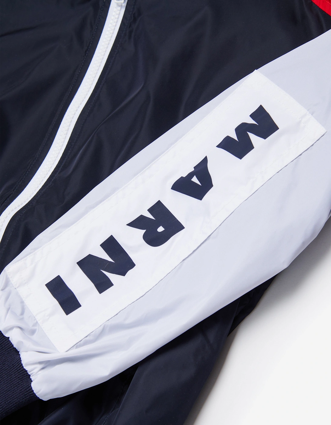Kids Logo Zip Up Jacket in Navy