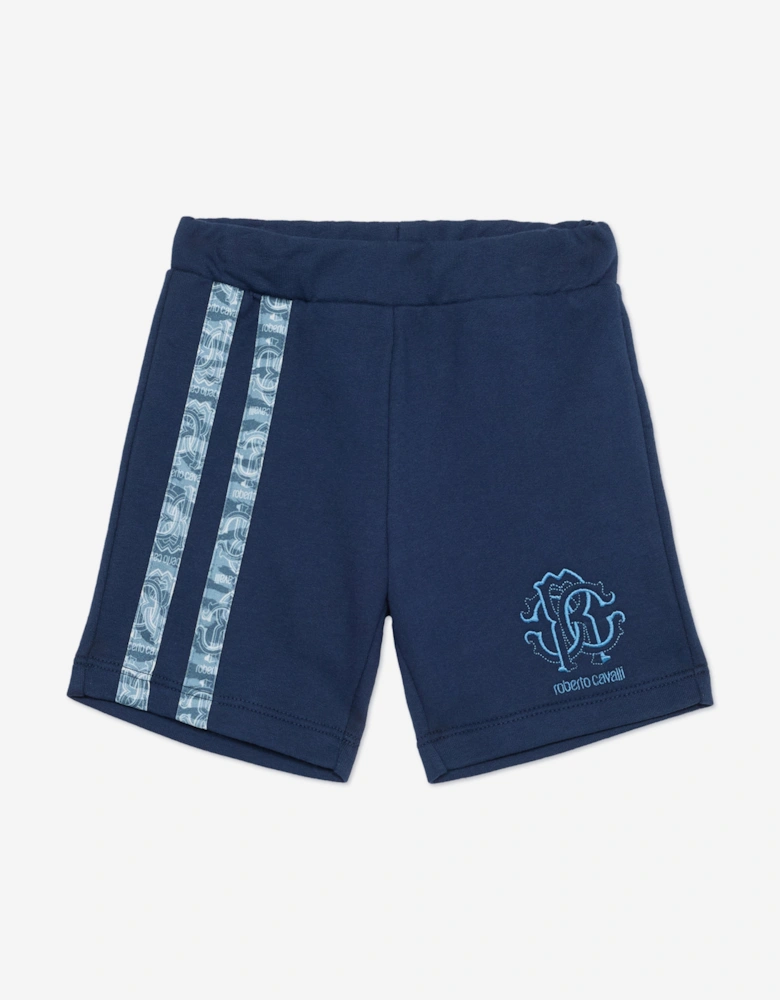 Baby Boys Logo Bermuda Shorts in Navy