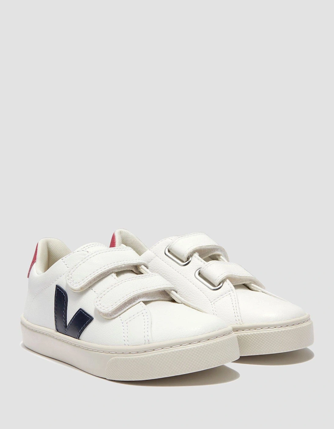 Kids ChromeFree Leather Esplar Trainers in White