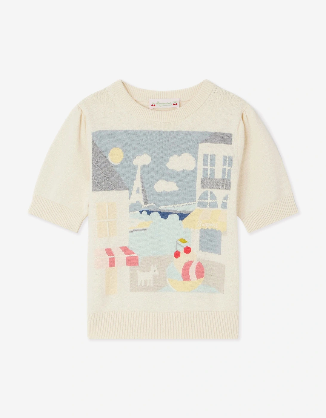 Girls Elvira Jumper in Ivory, 5 of 4