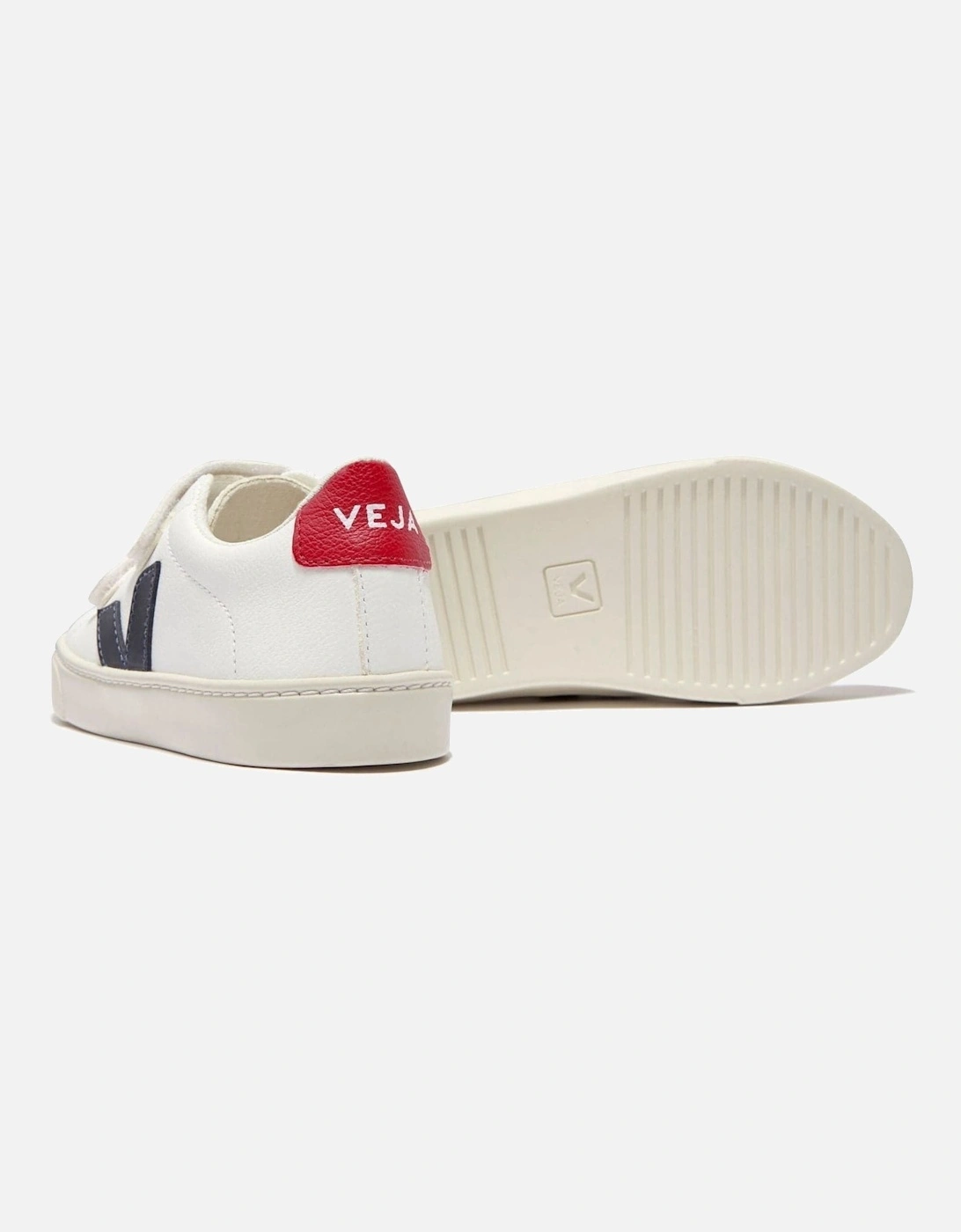 Kids ChromeFree Leather Esplar Trainers in White