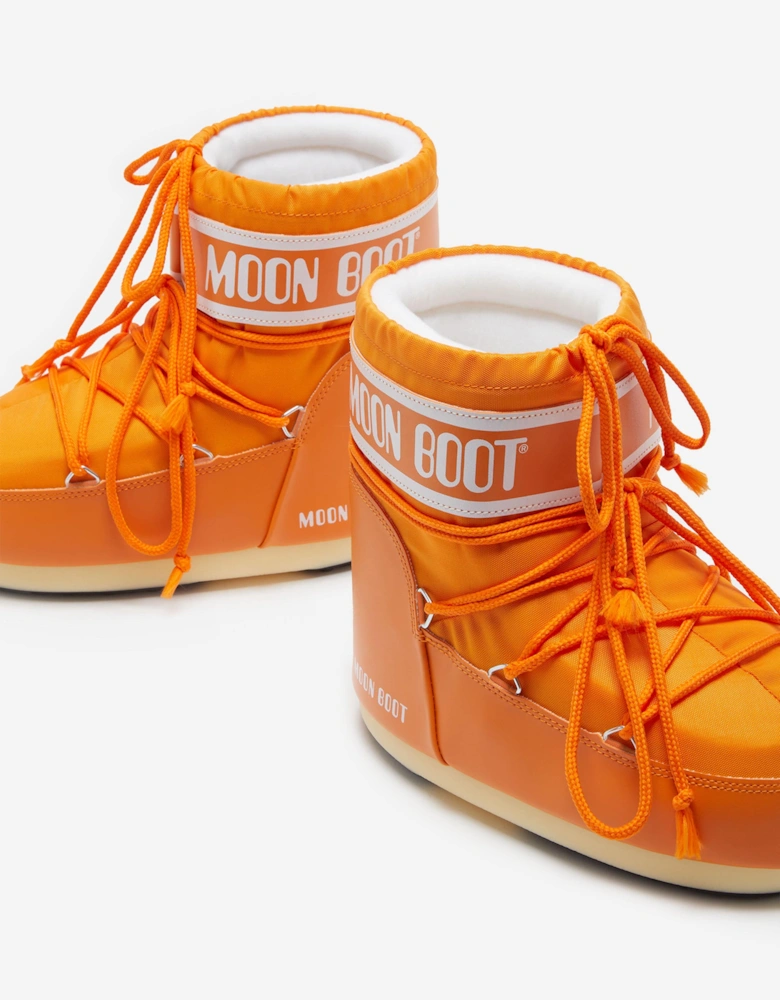 Moon Boot Girls Icon Low Boots in Orange