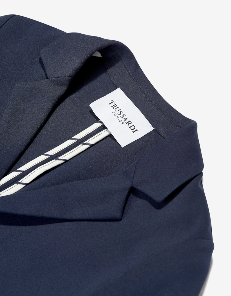 Boys Brev Blazer in Navy