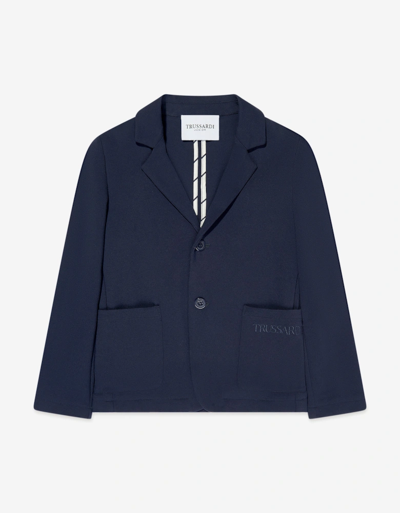 Boys Brev Blazer in Navy