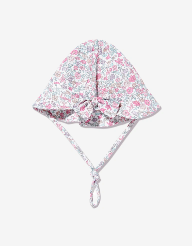 Baby Girls Floral Hat in Pink