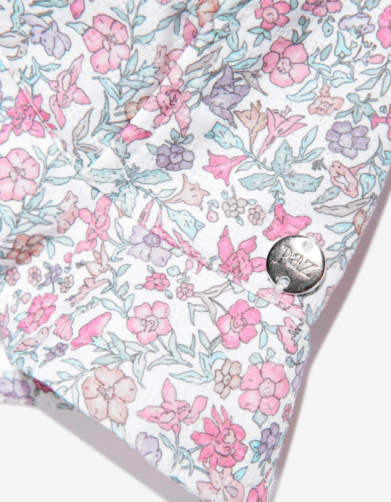 Baby Girls Floral Hat in Pink