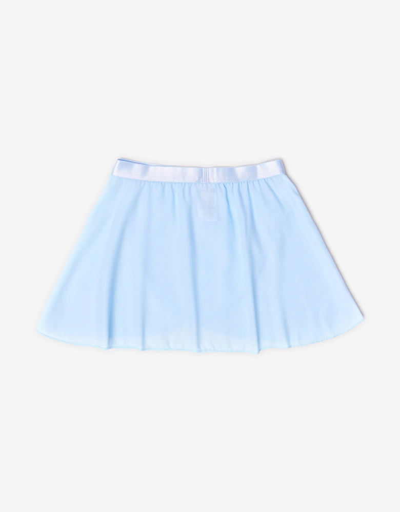 Girls Pirouette Sheer Skirt in Blue