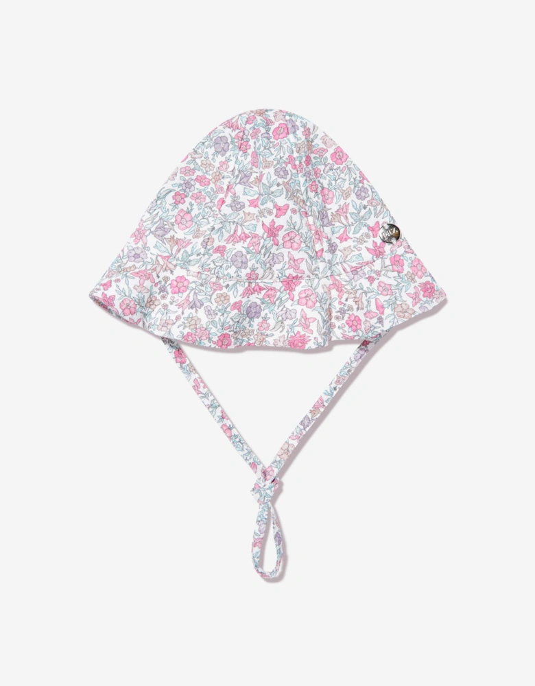 Baby Girls Floral Hat in Pink