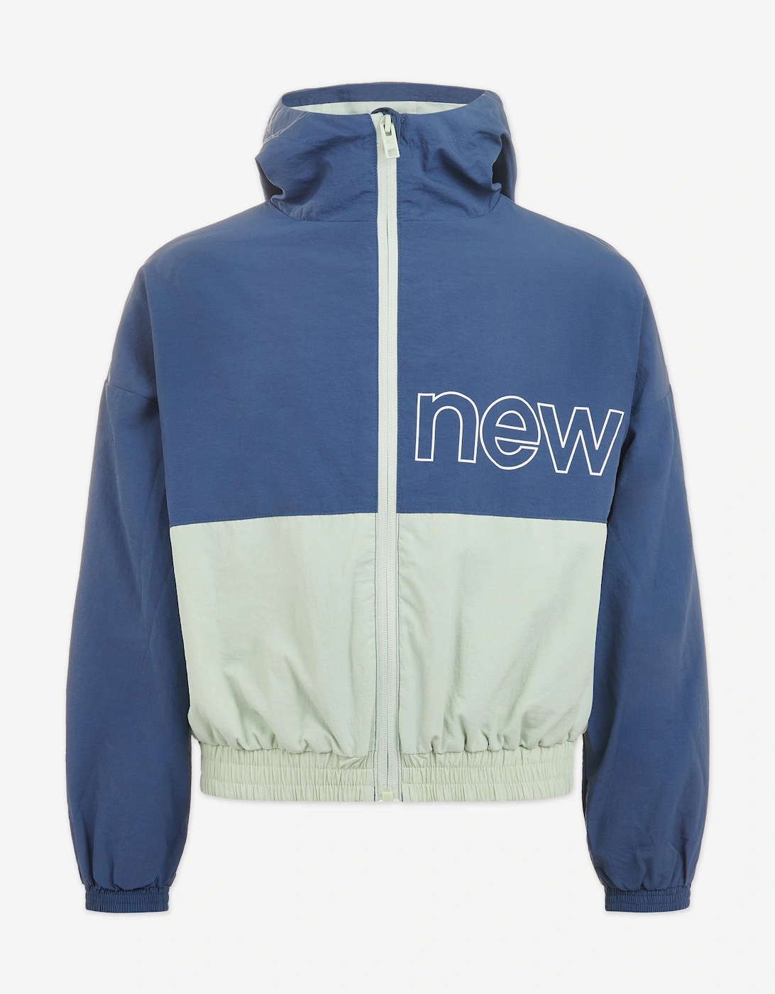 Girls Athletics Mesh Lined Windbreaker in Blue