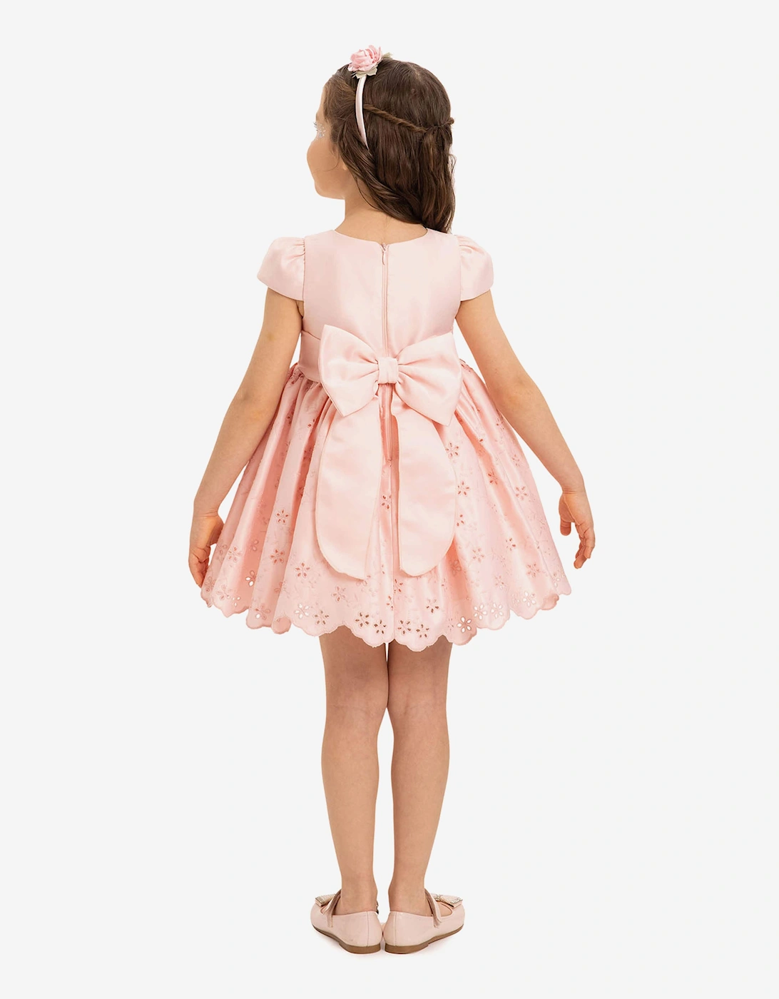 Baby Girls Dress with Headband in Pink
