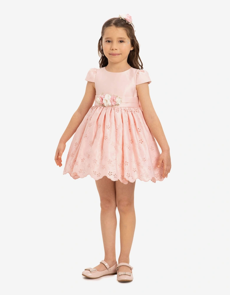 Baby Girls Dress with Headband in Pink