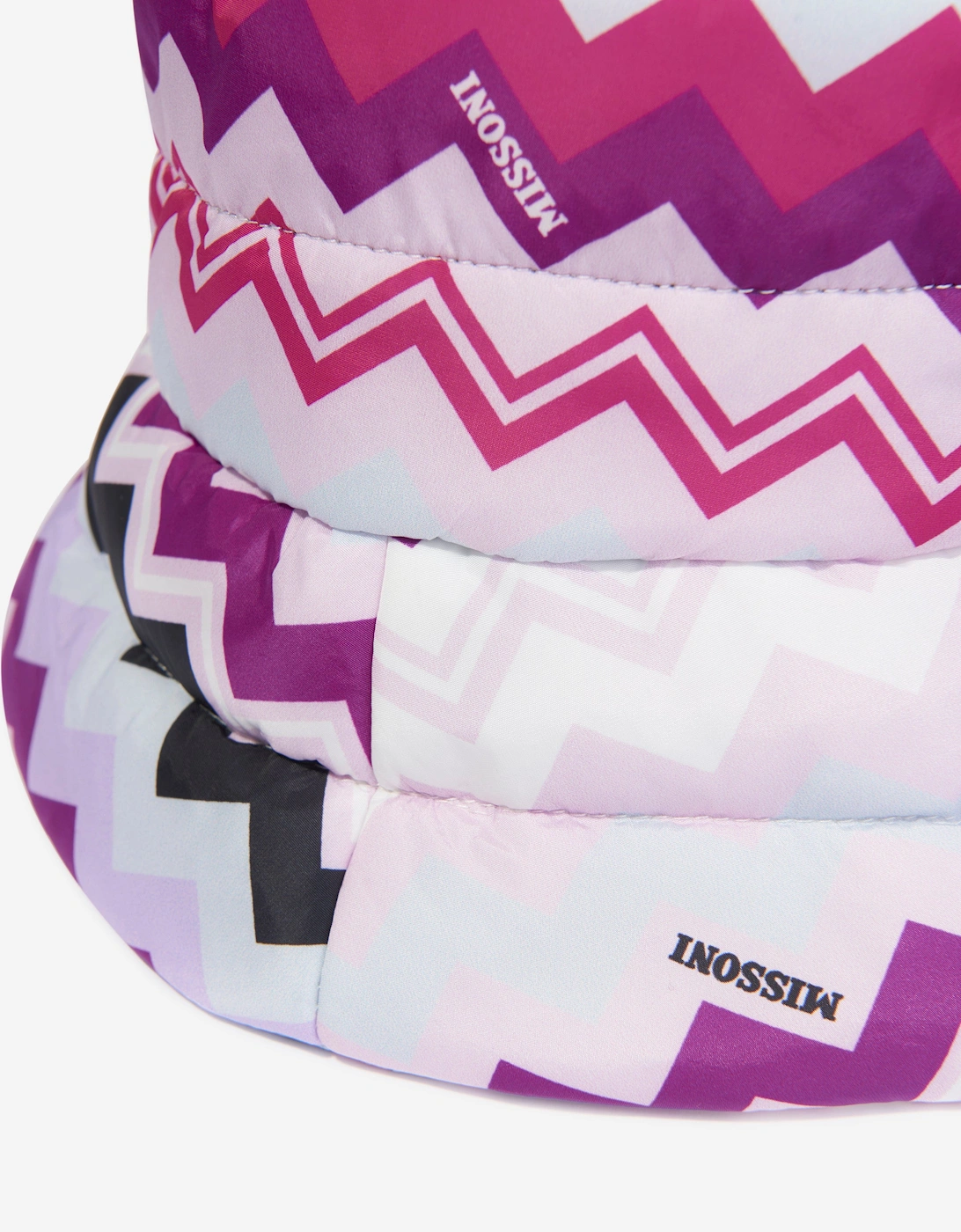 Girls Zigzag Bucket Hat in Pink