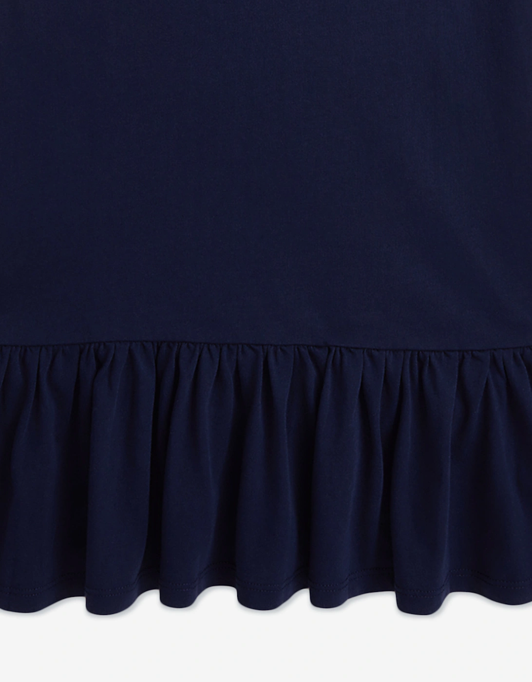 Girls Sparkler Polo Bear Jersey Dress in Navy