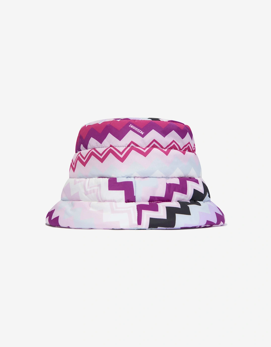 Girls Zigzag Bucket Hat in Pink