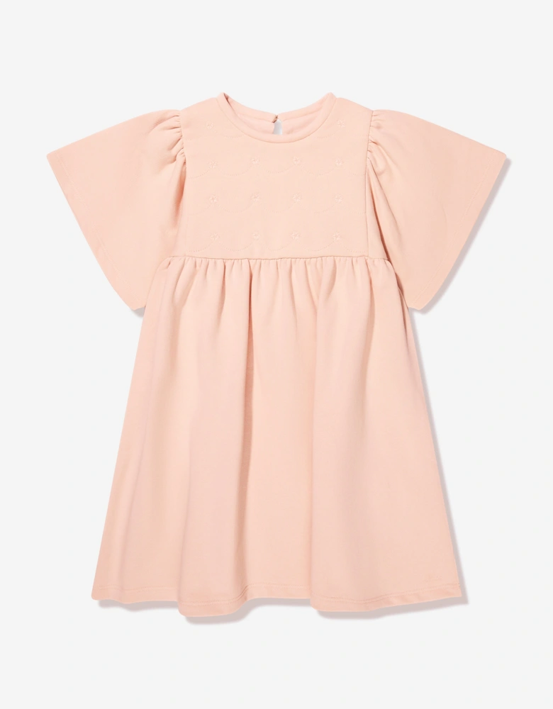Girls Flower Dress in Pink