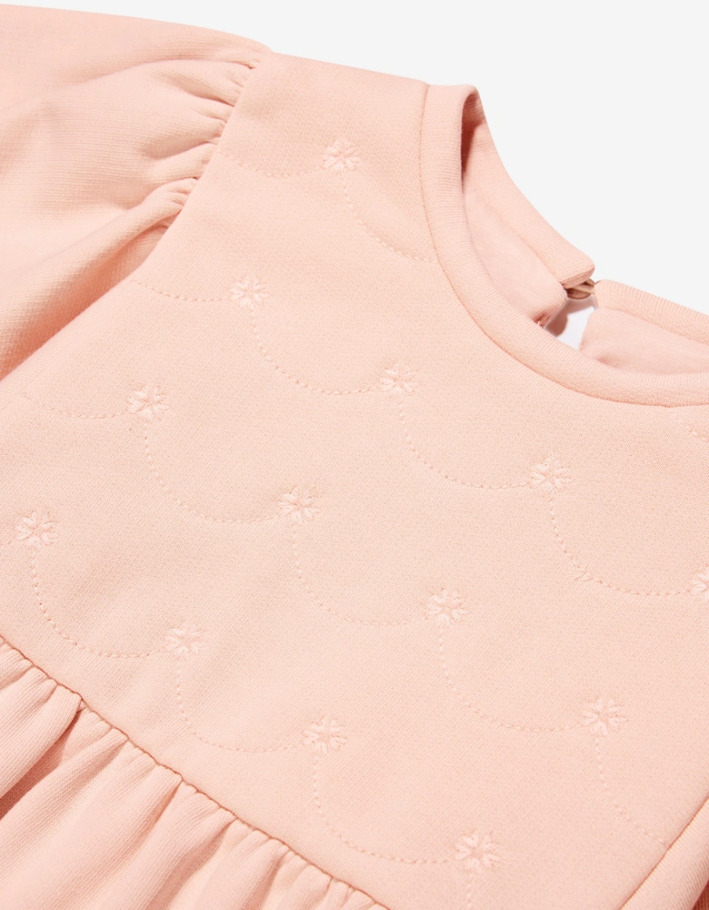 Girls Flower Dress in Pink