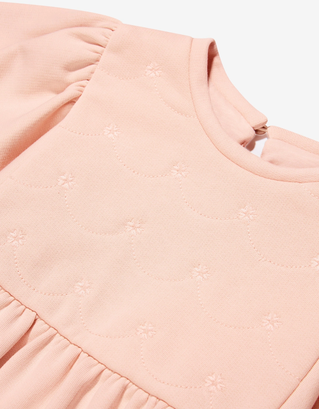 Girls Flower Dress in Pink