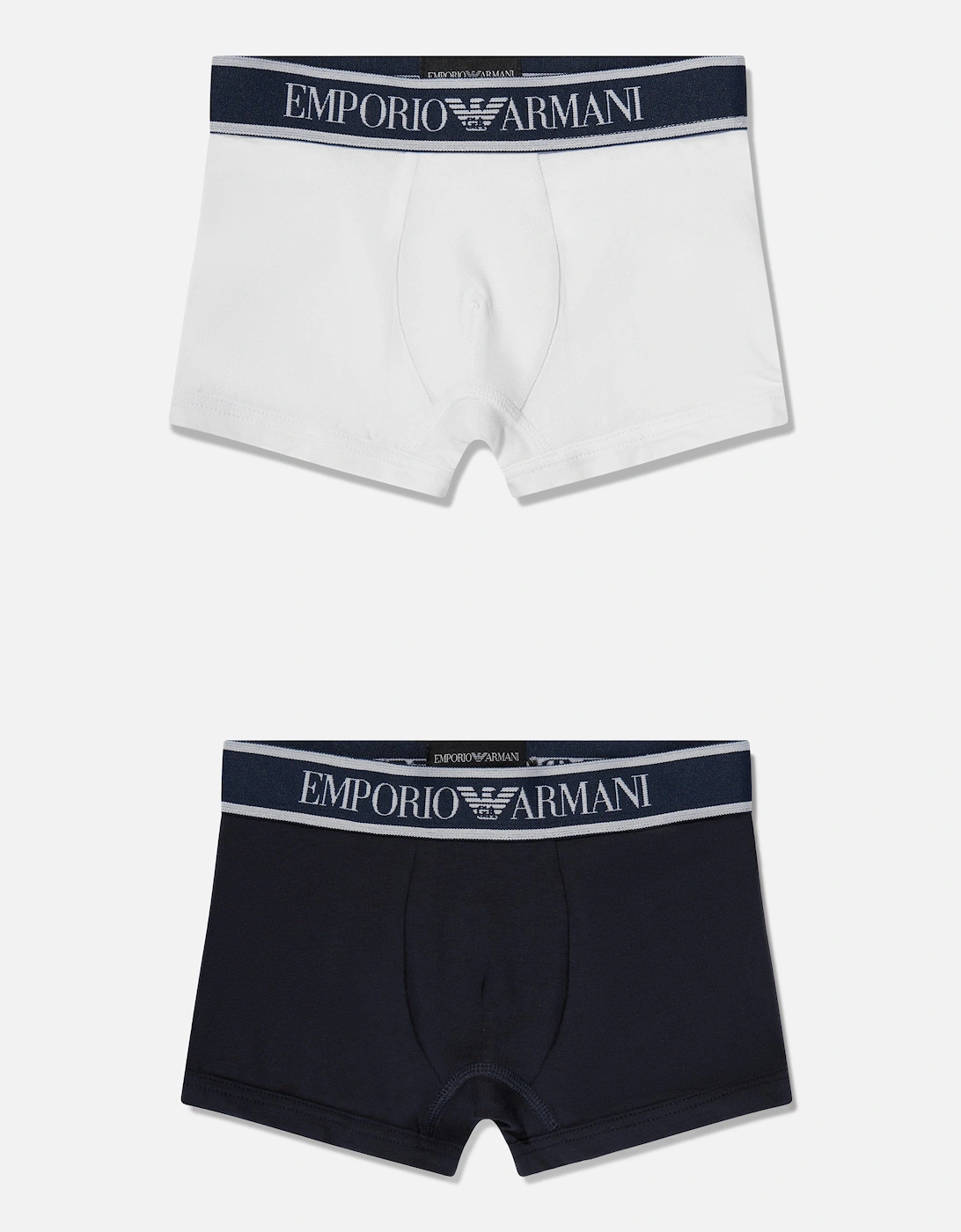 Boys 2 Pack Boxer Shorts Set in White, 5 of 4