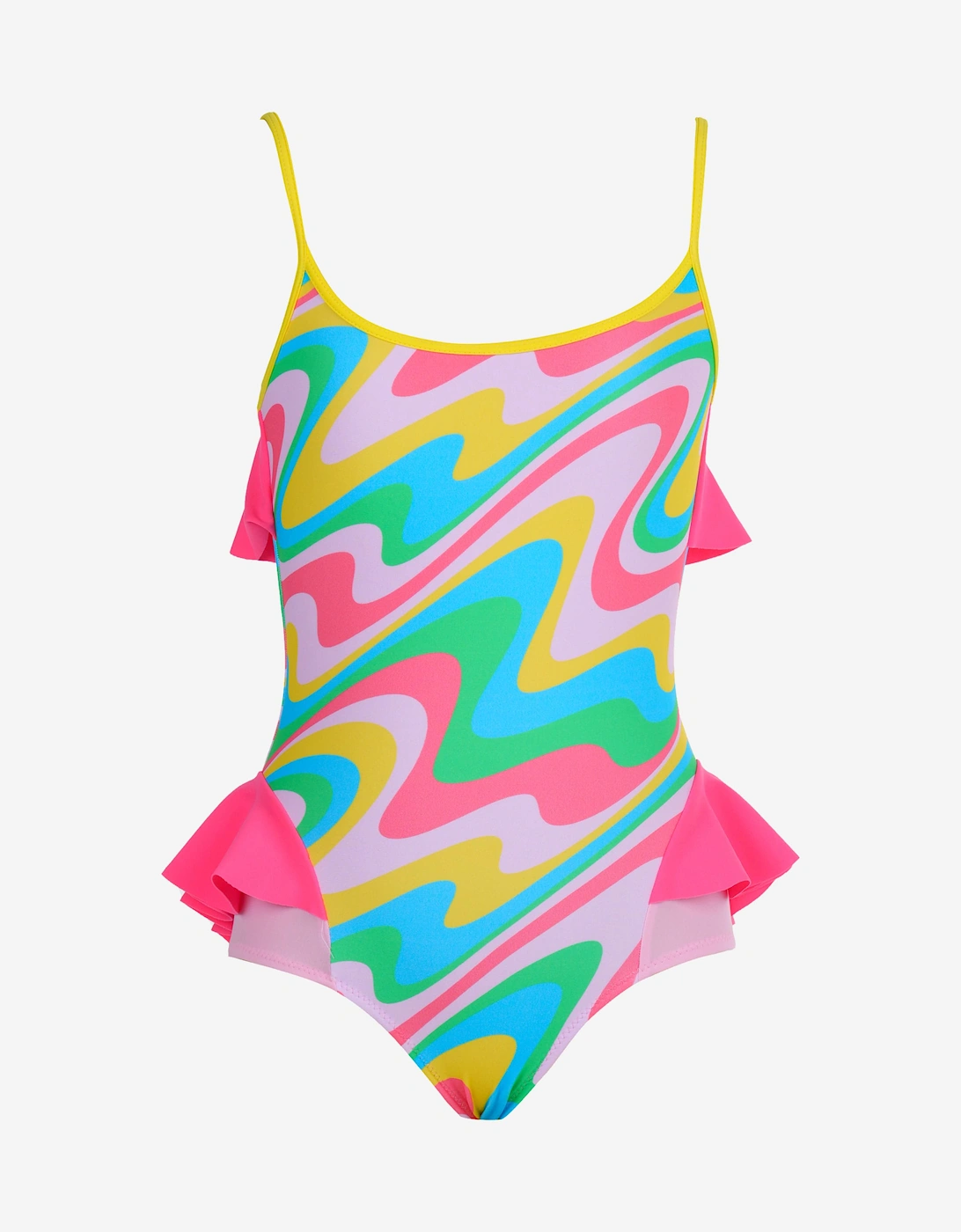 Girls Elanor Swimsuit in Multicolour, 7 of 6