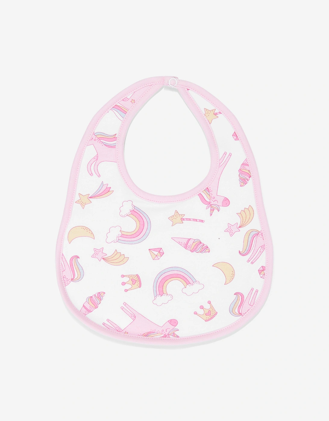 Baby Girls Believe In Magic Bib in White, 5 of 4
