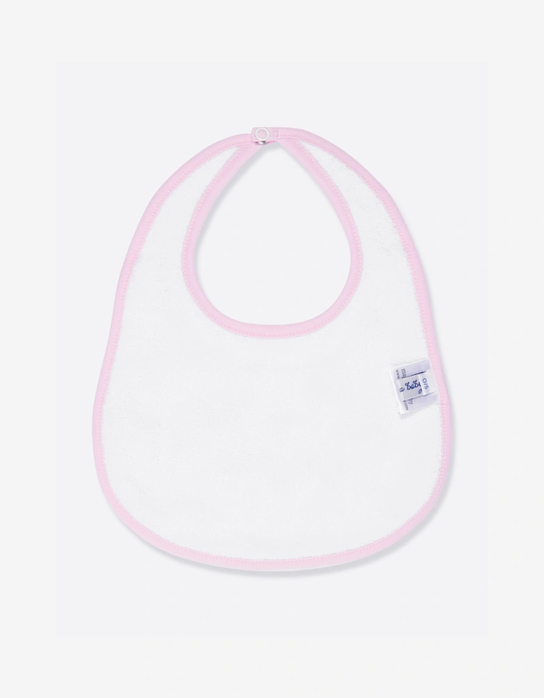 Baby Girls Believe In Magic Bib in White