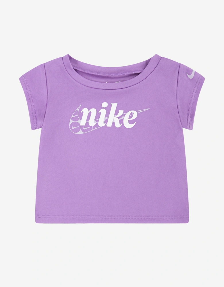 Girls Essentials Tempo Short Set in Purple