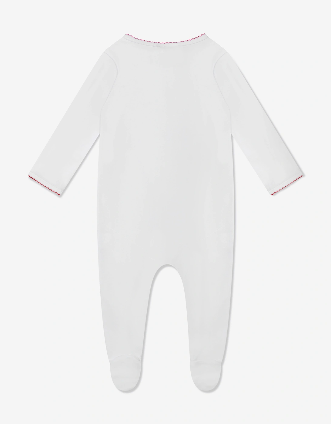 Baby Winking Santa Babygrow in White